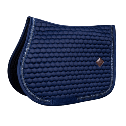 Tapis de Selle Glitter Band Jumping Kentucky Marine Bleu marine