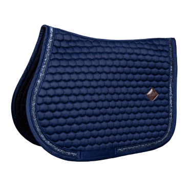 Tapis de Selle Glitter Band Jumping Kentucky Marine Bleu marine