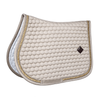 Tapis de Selle Glitter Band Jumping Kentucky Beige