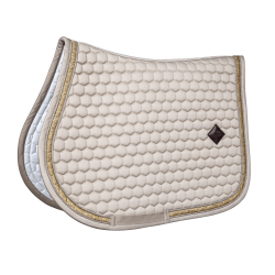 Tapis de Selle Glitter Band Jumping Kentucky Beige