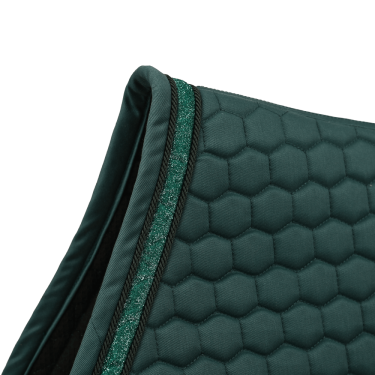 Tapis de Selle Glitter Band Jumping Kentucky Emeraude Vert Tapis de Selle Glitter Band Jumping Kentucky Emeraude Vert