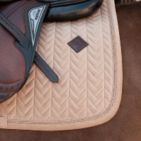 Tapis de selle Kentucky velvet mini Pearls Dressage Beige Tapis de selle Kentucky velvet mini Pearls Dressage Beige