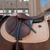Tapis de selle Kentucky velvet mini Pearls Dressage Beige