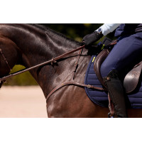 Rênes en cuir et caoutchouc K by Equithème K-Soft Marron