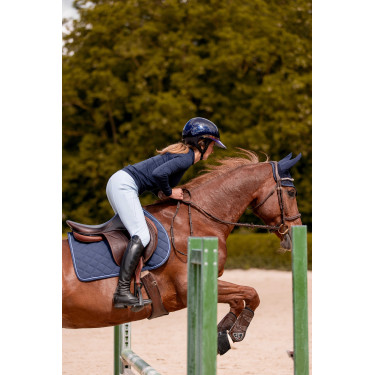 Rênes en cuir et caoutchouc K by Equithème K-Grip