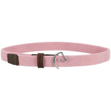 Ceinture tressée Equithème EK-Horse Rose