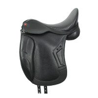Selle de dressage Brindisi en cuir PU Pro-Light Noir Selle de dressage Brindisi en cuir PU Pro-Light Noir