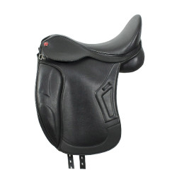 Selle de dressage Brindisi en cuir PU Pro-Light Noir