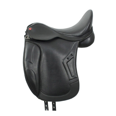 Selle de dressage Brindisi en cuir PU Pro-Light Noir