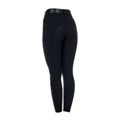 Pantalon slim fit femme taille haute Equestro Ridertechnology full grip Pantalon slim fit femme taille haute Equestro Ridertechnology full grip