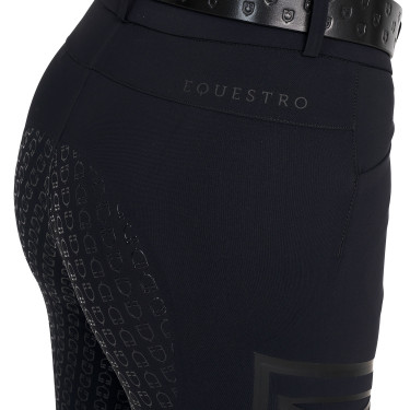 Pantalon slim fit femme taille haute Equestro Ridertechnology full grip Pantalon slim fit femme taille haute Equestro Ridertechnology full grip