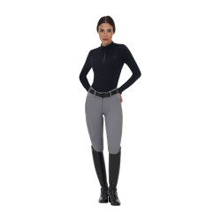 Pantalon slim fit femme taille haute Equestro Ridertechnology coutures thermosoudées Pantalon slim fit femme taille haute Equestro Ridertechnology coutures thermosoudées