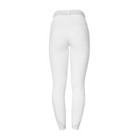 Pantalon slim fit femme taille haute Equestro Ridertechnology coutures thermosoudées Blanc Pantalon slim fit femme taille haute Equestro Ridertechnology coutures thermosoudées Blanc
