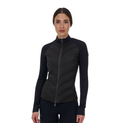 Veste technique femme Equestro Ridertechnology Hybrid Noir