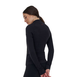 Veste technique femme Equestro Ridertechnology Hybrid Noir