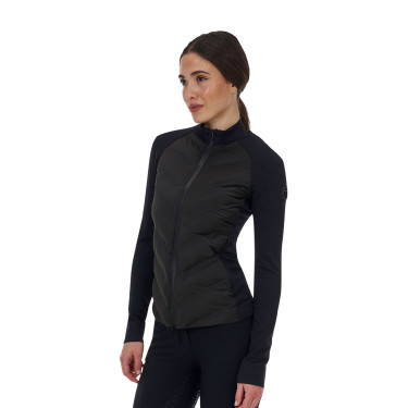 Veste technique femme Equestro Ridertechnology Hybrid Noir