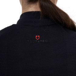 Veste technique femme Equestro Ridertechnology Hybrid Noir