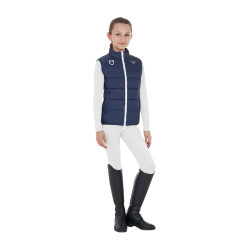 Veste sans manches unisexe enfant coupe slim Equestro X Fise Marine blazer Bleu marine Veste sans manches unisexe enfant coupe slim Equestro X Fise Marine blazer Bleu marine
