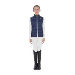 Veste sans manches unisexe enfant coupe slim Equestro X Fise Marine blazer Bleu marine Veste sans manches unisexe enfant coupe slim Equestro X Fise Marine blazer Bleu marine
