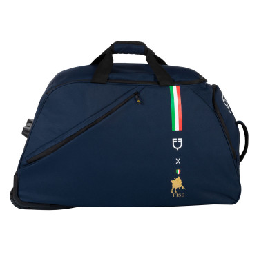 Sac trolley avec logo Equestro X Fise Marine blazer Bleu marine
