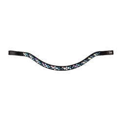 Frontal Supreme avec strass modèle Spirit Noir / bleu
