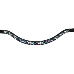 Frontal Supreme avec strass modèle Spirit Noir / bleu