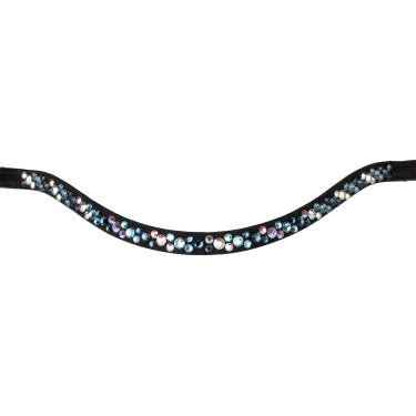 Frontal Supreme avec strass modèle Spirit Noir / bleu