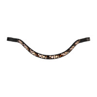 Frontal Supreme avec strass modèle Spirit Noir / doré Frontal Supreme avec strass modèle Spirit Noir / doré