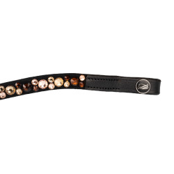 Frontal Supreme avec strass modèle Spirit Noir / doré