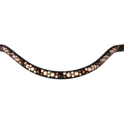 Frontal Supreme avec strass modèle Spirit Noir / doré