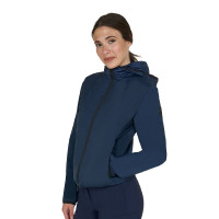 Veste Softshell Equestro femme ligne pliable Marine blazer Bleu marine