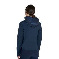 Veste Softshell Equestro femme ligne pliable Marine blazer Bleu marine