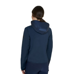 Veste Softshell Equestro femme ligne pliable Marine blazer Bleu marine
