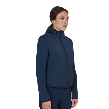Veste Softshell Equestro femme ligne pliable Marine blazer Bleu marine