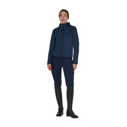Veste Softshell Equestro femme ligne pliable Marine blazer Bleu marine