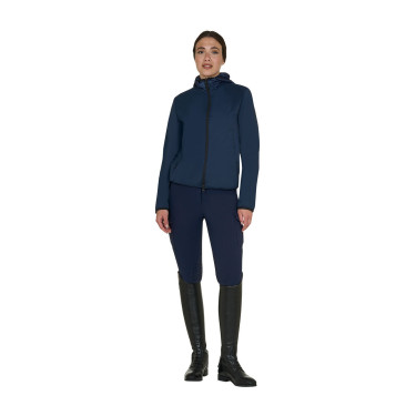 Veste Softshell Equestro femme ligne pliable Marine blazer Bleu marine