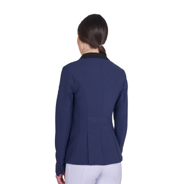 Veste de concours Equestro femme zippée et boutonnée Marine blazer Bleu marine