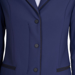 Veste de concours Equestro femme zippée et boutonnée Marine blazer Bleu marine