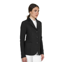 Veste de concours Equestro femme Monogram trois boutons Noir