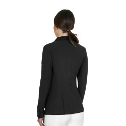 Veste de concours Equestro femme Monogram trois boutons Noir