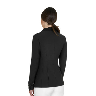 Veste de concours Equestro femme Monogram trois boutons Noir