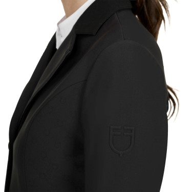 Veste de concours Equestro femme Monogram trois boutons Noir