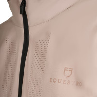 Veste Softshell Equestro homme logo au dos Oxford tan Rose Veste Softshell Equestro homme logo au dos Oxford tan Rose