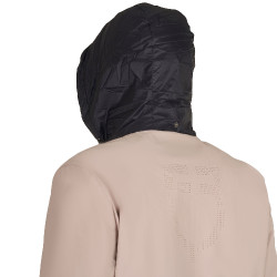 Veste Softshell Equestro homme logo au dos Oxford tan Rose