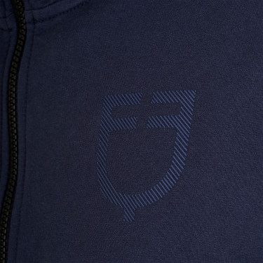 Sweat à capuche Equestro homme à capuche réglable avec fermeture éclair Marine blazer Bleu marine Sweat à capuche Equestro homme à capuche réglable avec fermeture éclair Marine blazer Bleu marine