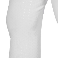 Pantalon Equestro femme full grip taille haute logo en strass Blanc Pantalon Equestro femme full grip taille haute logo en strass Blanc