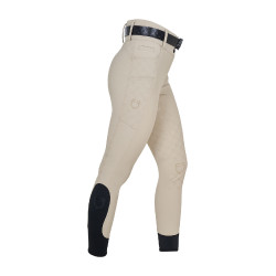 Pantalon Equestro taille haute monogramme femme Oxford tan Rose Pantalon Equestro taille haute monogramme femme Oxford tan Rose