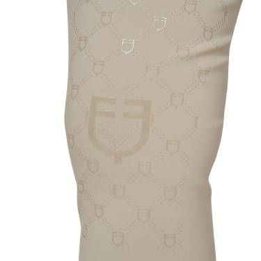 Pantalon Equestro taille haute monogramme femme Oxford tan Rose Pantalon Equestro taille haute monogramme femme Oxford tan Rose