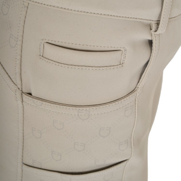 Pantalon Equestro taille haute monogramme femme Oxford tan Rose Pantalon Equestro taille haute monogramme femme Oxford tan Rose