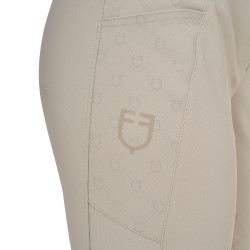 Pantalon Equestro taille haute monogramme femme Oxford tan Rose Pantalon Equestro taille haute monogramme femme Oxford tan Rose